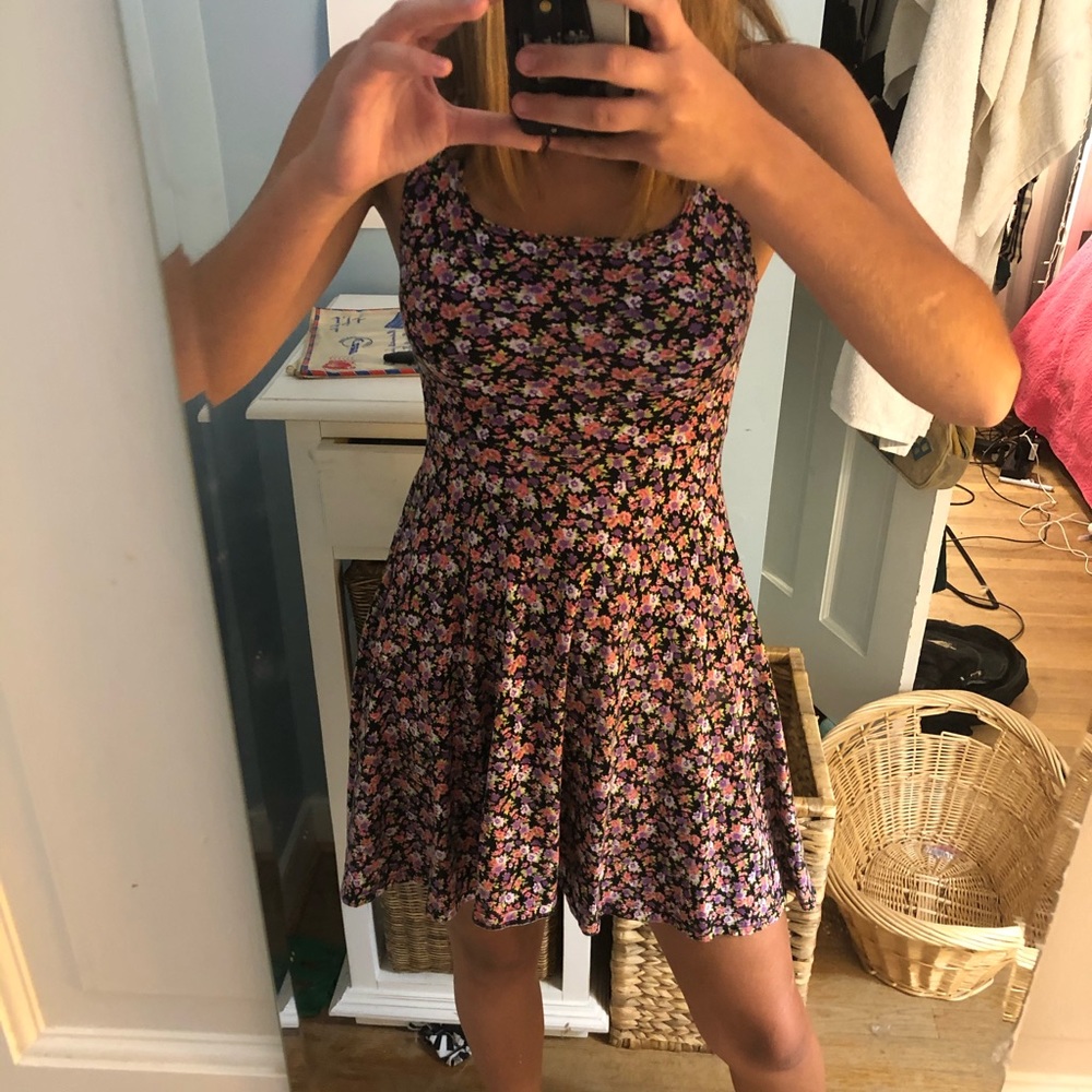 Urban outfitters halter flower dress